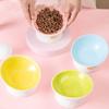 Ceramic Cat Bowl Creative Dog Food Feeding Basin Anti Knock Pet High Foot Bowl  Neck Protection