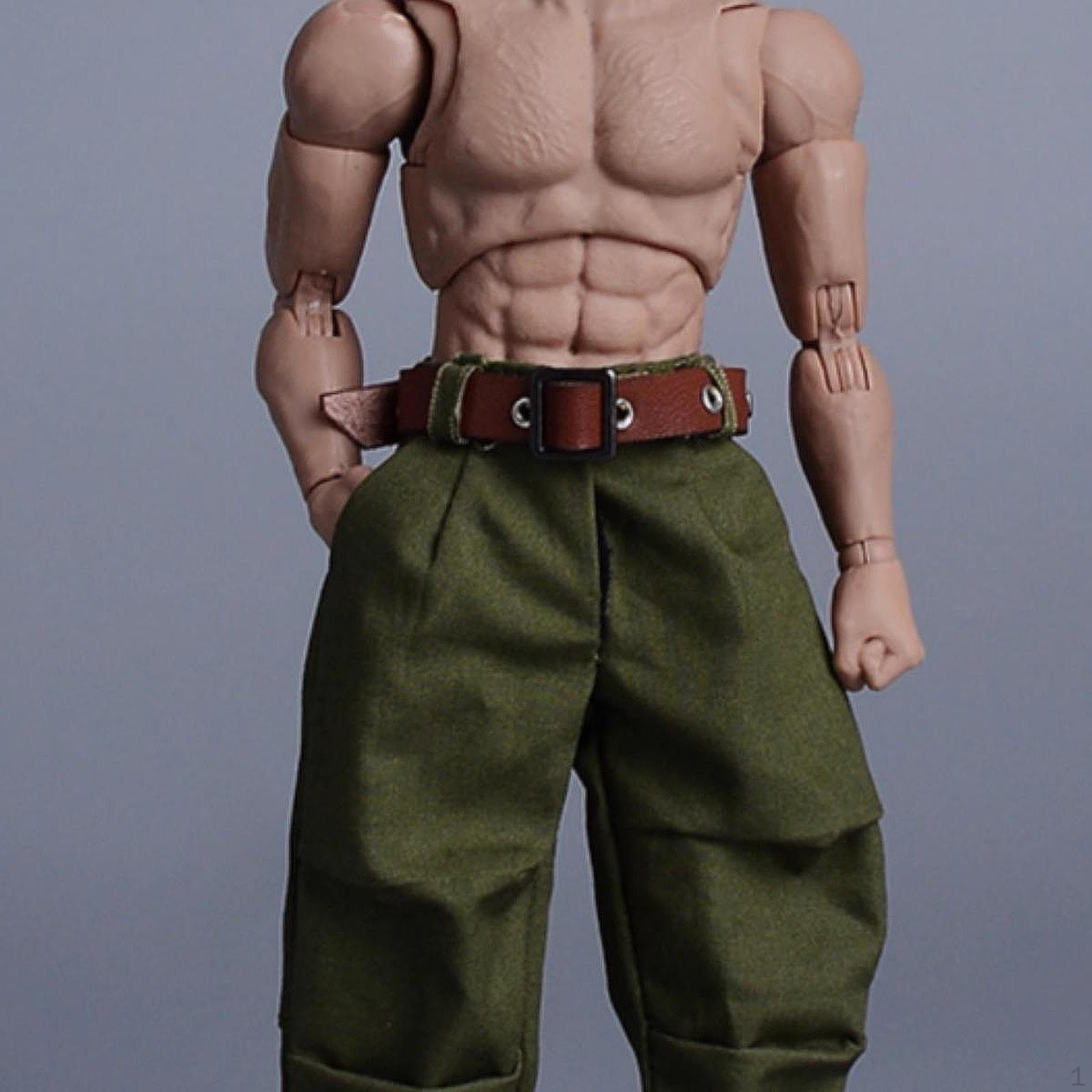 

Фигурки в масштабе 1/12 с ремнем, Подарок, Одевание, Товары для DIY, ПУ кожа, Одежда для кукол коричневый