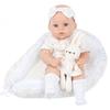 Cross-border New 18-inch Large Rebirth Doll Washable Baby Doll Fashion Change Vinyl Doll