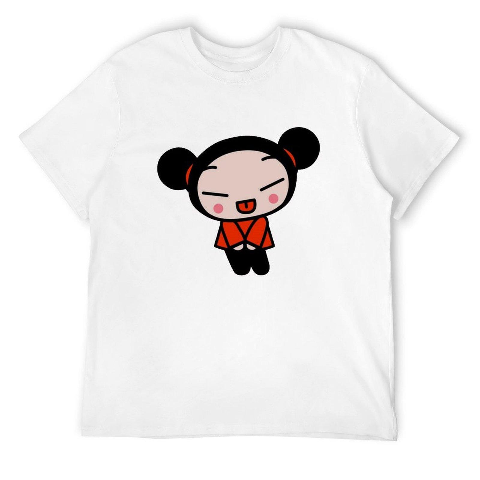 

Pucca T-Shirt quick-drying vintage anime shirt graphic t shirt vintage custom shirt heavyweight t shirts for men S
