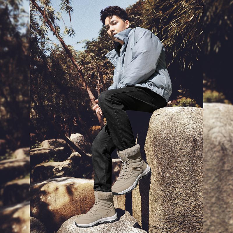 Unisex Pánské Zimní Boty Velké Velikosti Zimní Plus Sametové Zahřívací Teplé Sněhule Dámské Sněhule