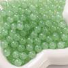 Glass Jelly Solid Color Imitation Jade Round Beads Loose Beads DIY Handmade Necklace String Beads Jewelry Accessories Beads for Jewelry Making