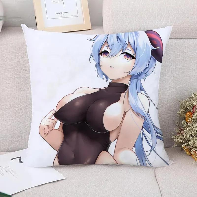 Genshin Impact Cushion Covers for Bed Pillows Decorative Pillowcase Decor  Sofa Cushions Couple Pillow Pillowcases