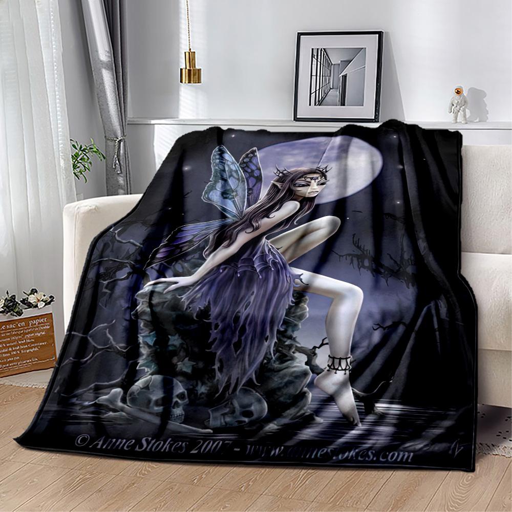 Gothic Style Blanket Durable Comfort Suitable for Office Chair Livingroom Chair Four Seasons Multipurpose Modern