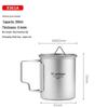 Portable Titanium Camping Mug