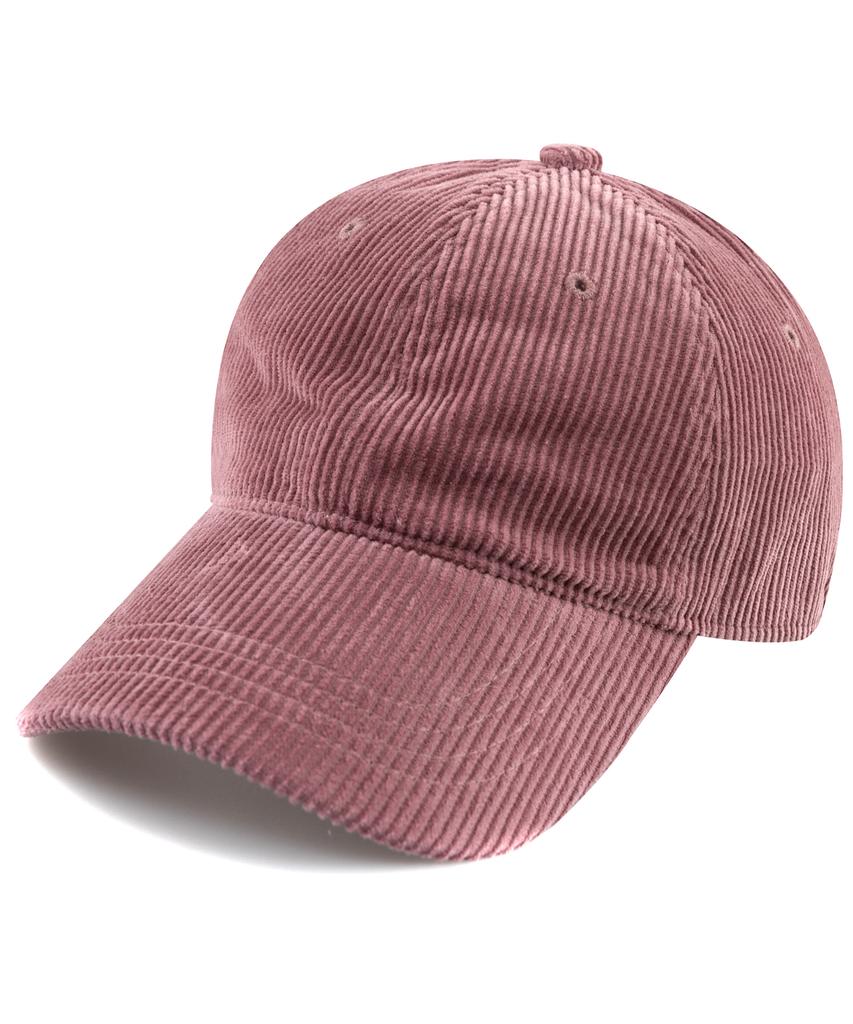 Chaebteo Signature Corduroy Ball Cap-Pink