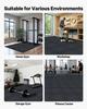 Puzzle Exercise Mat, 24 PCS Fitness Equipment Mats, 610 x 610 x 10 mm, High-Density EVA Foam Mats Set, Interlocking Rubber Soft Tiles, Protective