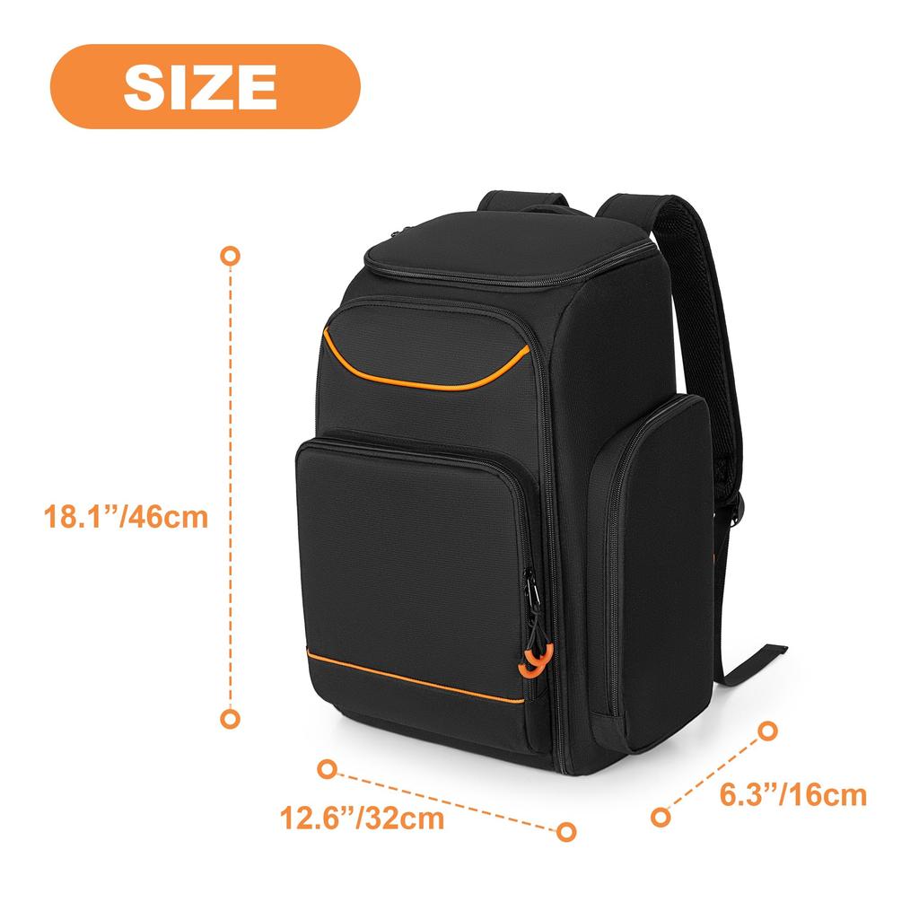 Trunab Mixer Case for RODE, Mixer Bag, Compatible with RODECaster Pro/RODECaster Pro II/RC Duo/YAMAHA 6-Channel AG06/AG06MK2 Audio Mixers