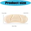 4 Pairs Curved Heel Grip Pads Soft Faux Suedes Sponge Cushions for High Heels Comfort and Pains Relief in Long Standing