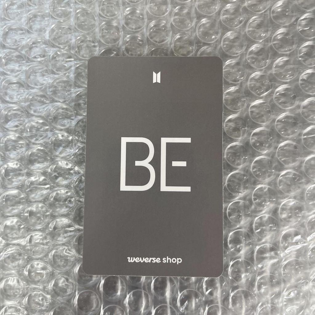 [USED] BTS BE JPFC Bonus Trading Card Jungkook Official