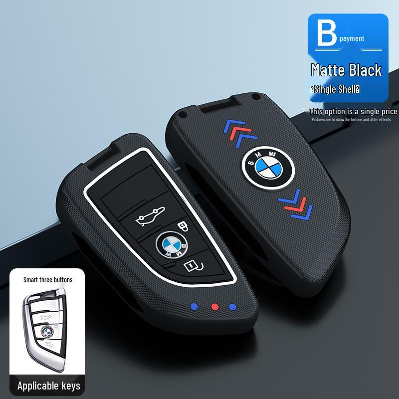 3, 5, 7 Series Blade Key Case - Luminous Protective Shell for 320i, 525li Remote & X3 Buckle