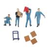 People Figures 1:64 Scale Model Painted Miniatures Set