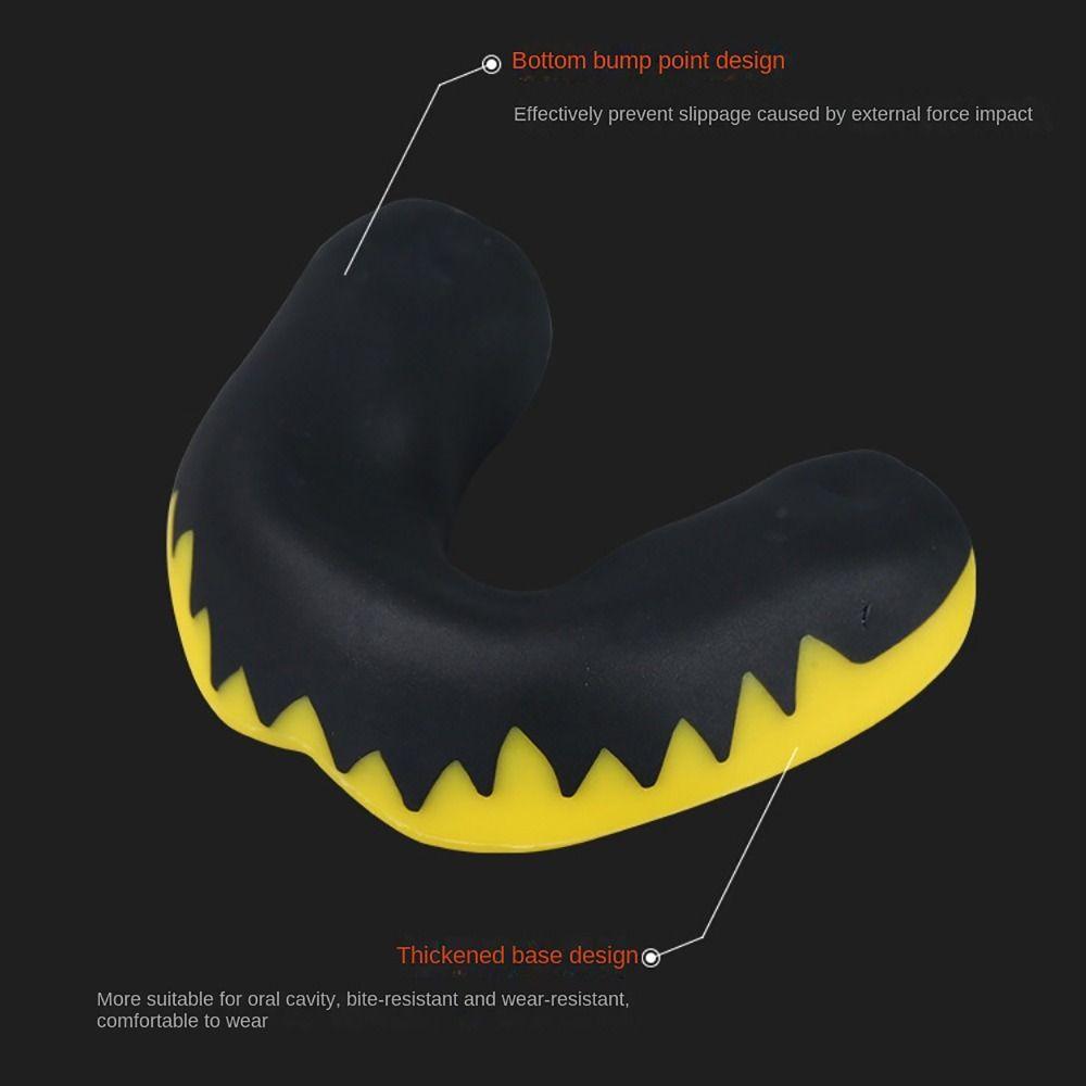 Durable Safety Mouth Guard EVA Color Contrast Mouthguard Tooth Brace Gym Fitness 3