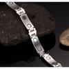 Vinterly Steel Magnetic Bracelet Male Hand Chain Health Energy Bracelet Men Stainless Steel Bio Magnetic Bracelets For Men Women