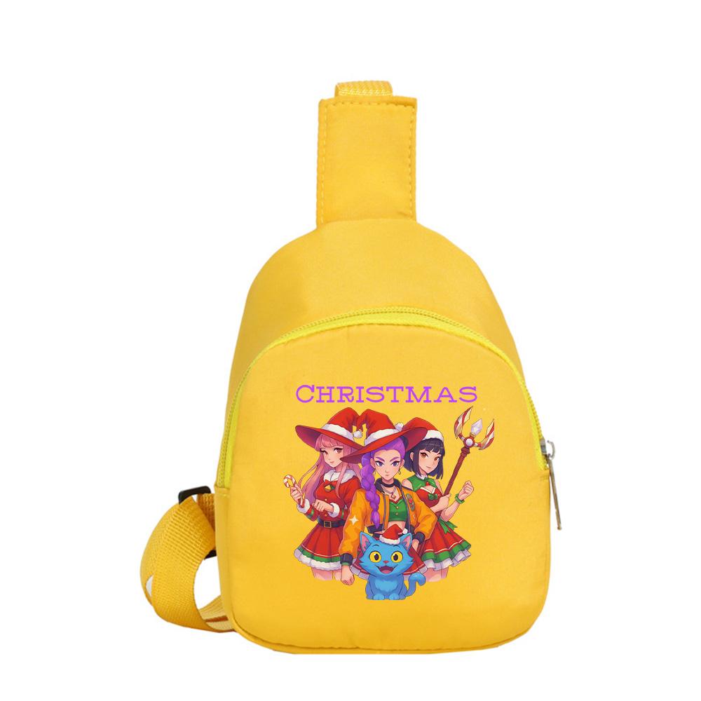 K-Pop Demon Hunters Printed Shoulder Bag Crossbody Bag Kawaii Portable Compact Storage Bag Crossbody Pouch Kid Birthday Christmas Gift