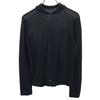 HERMES Cashmere Blend Long sleeve sweater 38 Black series knit Women Used