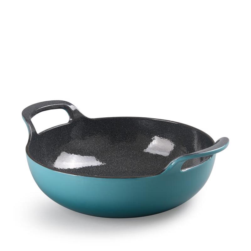 Wutuo Cast Iron Enamel Yuanbao Pot