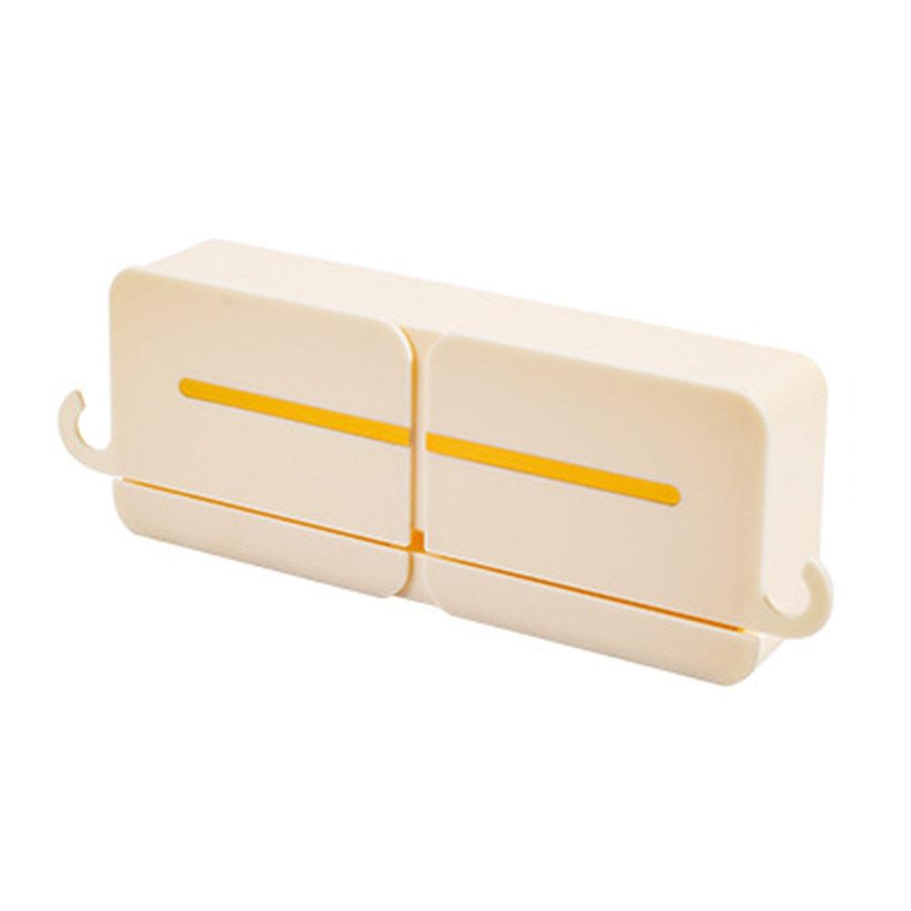 New Flip Soap Dish Waterproof Wall Mounted Soap Holder Punch-Free Bathroom Drain Soap Box Bathroom Accessories