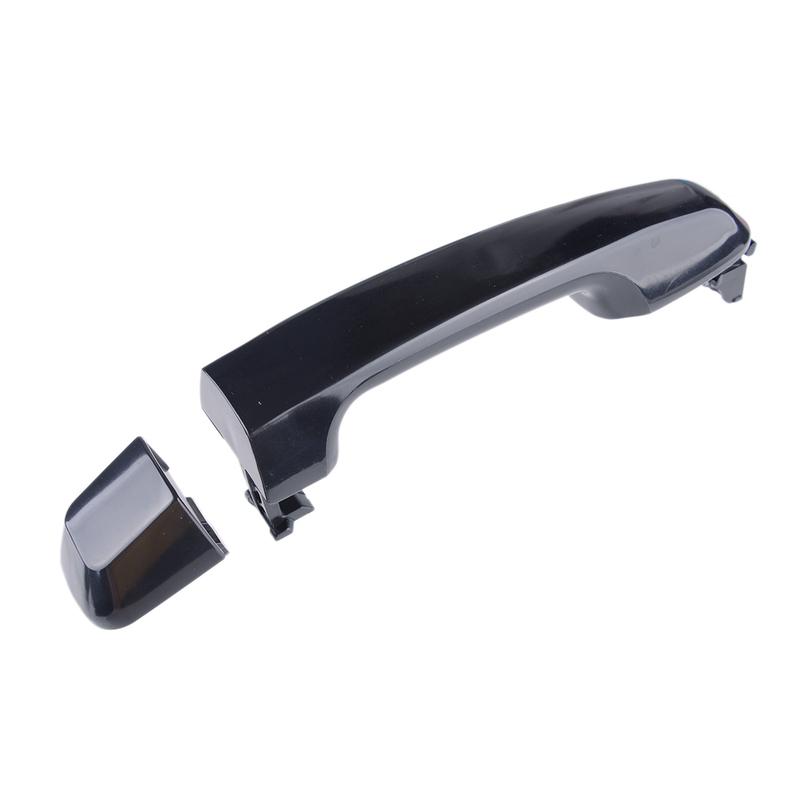 1 Set Front Rear Outer Door Handle Fit for Toyota Land Cruiser Prado J150 Series 2009 2010 2011 2012 2013 2014 2015- Black