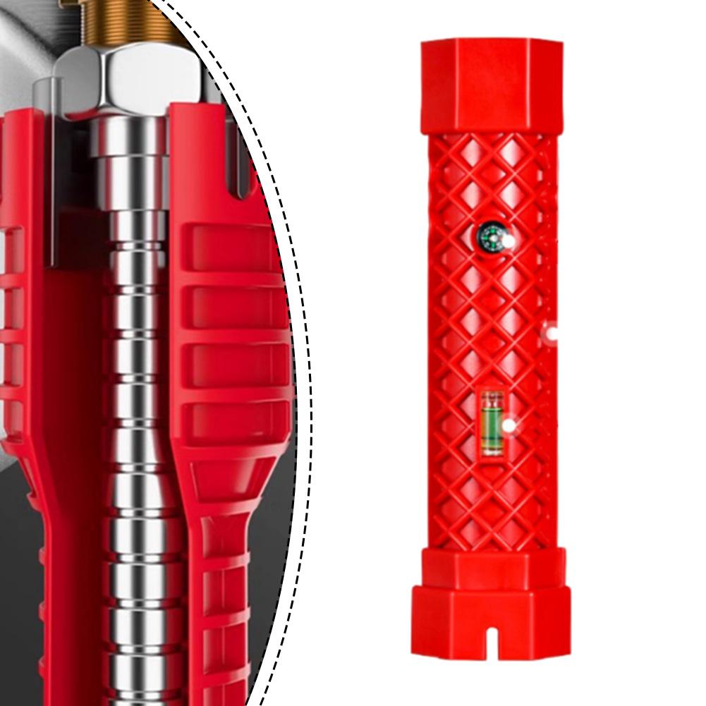 Faucet Sink Wrench Pipe Wrenches 12in1 Multifunctional Spanner Extractor Screwdriver Bathrom Plumbing Installation Repair Tool