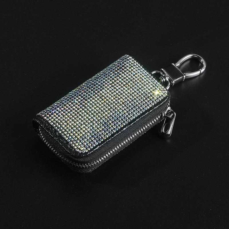 Neues Auto Schlüssel Etui Auto Halter Schale Fernbedienung Abdeckung Auto-Styling Schlüsselanhänger Geldbörsen Diamant Autozubehör Innenraum für Frau Großhandel