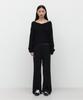 GBH APPAREL Loose V-Neck Knit / Black