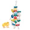 Bird Toys Multicolored Parrot Cage Bite Toys Parrot Toys For Foraging And Chewing Large Parrot Cage Bite Tearing Toys With