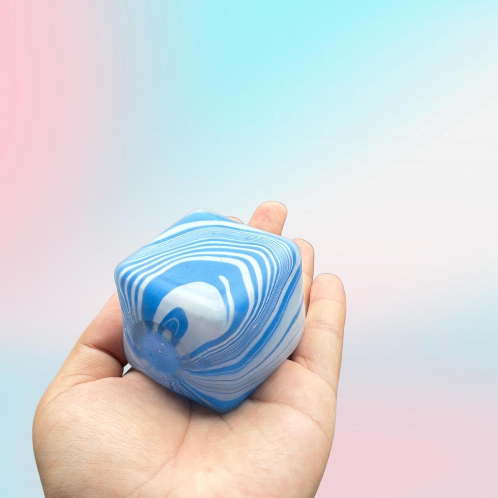 Creative Stress Relief Ice Cube Decompression Toy – Flowing Texture, Slow Rebound, Hot Seller