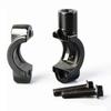 22mm 25mm Lenker 10mm 8mm Gewinde Universal Motorrad Spiegelhalterung Klemme Rückspiegelhalter Adapter Schwarze Klemmenbasis