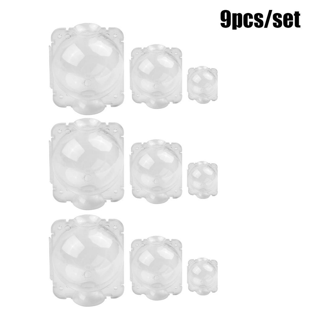 9pcs Rooting Boxes Ball Box Grafting High Pressure