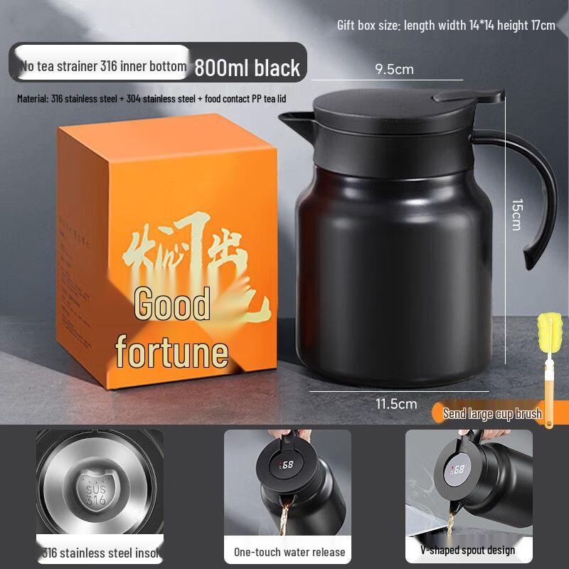 316 Stainless Steel Insulated Stewing Tea Pot