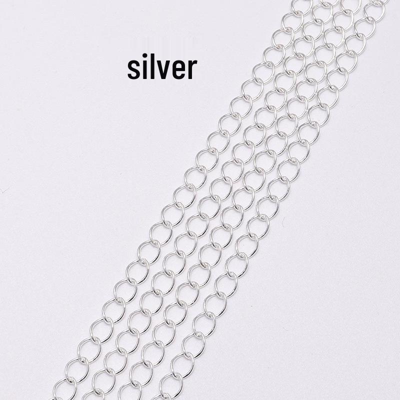 

Украшения ручной работы в стиле O-Chain: Браслет, Ожерелье, Серьги, Аксессуары, Удлинительная и Свободная Цепочка 10 5*3mm【10 meters/package】
