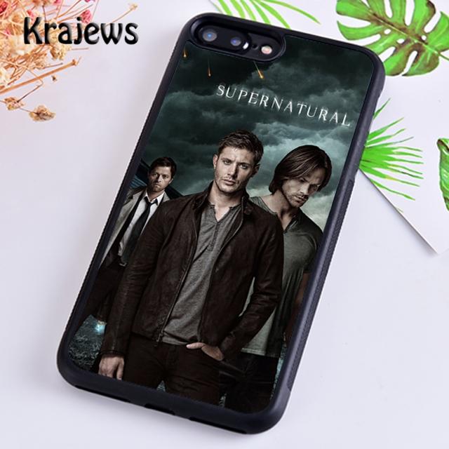 Krajews Supernatural Logo On Wood Phone Case Cover For iPhone 17 Air 16 15 14 Plus 11 12 Pro Max Coque Fundas