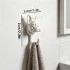 2Pcs Easy‑Mount French Bulldog Wall Hooks, Multi‑Purpose Hanger for Towels Keys Pet Leashes, Home Storage Decor Ornament