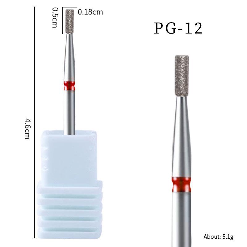 Russischer Diamantschleifer Maniküre-Werkzeug zur Nageloberflächen-Vorbehandlung