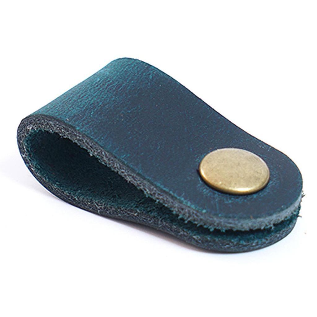 Clemă de înfășurare a cablului pentru căști din piele naturală - cataramă de depozitare din piele de vacă