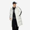 Li Ning Hot Pot Down Series Water Resistant Far Infrared Warm Hooded Zipper Outdoor Cold Resistant Casual Long Winter Down Jacket Men Jacket AYMU449-2