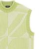 We11Done Fw21 Oversized Logo Jacquard Knit Vest Unisex vest WD-KV3-21-656-U-GR