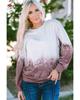 Azura Exchange Sweatshirt mit Farbverlauf und Batikmuster