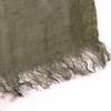 Color Matching Thin Fabric Cotton Scarf Simple Elegant Two-Color Scarf Lightweight Vintage Soft Wrap Cold Protection