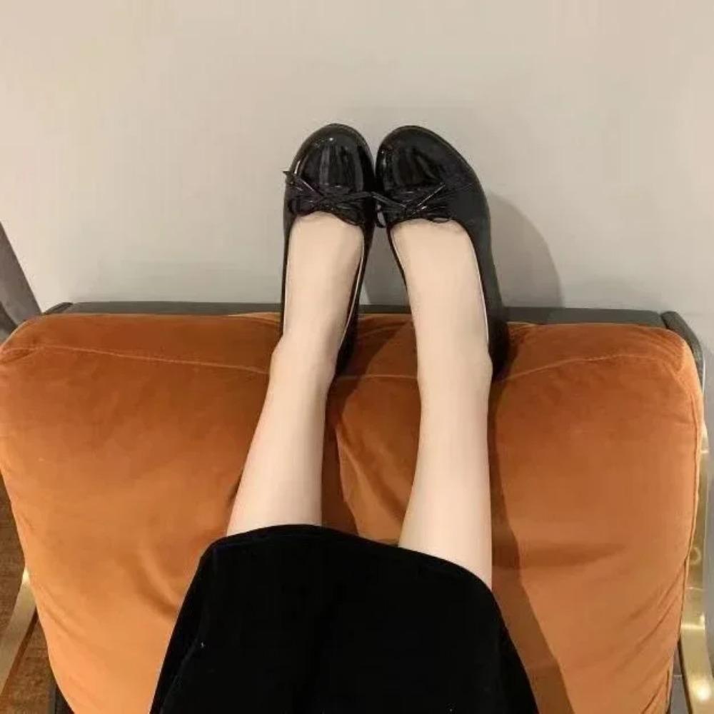 Damen Ballerinas Schuhe Mode Ballerina Frau Slipper Loafer Elegant Schleife Flache Schuhe Damen Mutter Schuhe Zapatos De Mujer