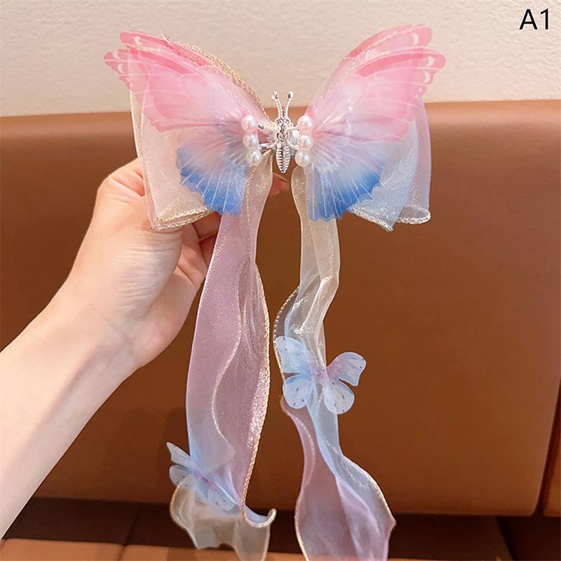 Accessori per capelli per bambini Fiocchi Nastri Forcine intrecciate Copricapi Principessa