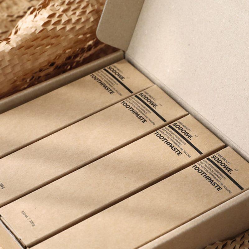 SODOWE Vegan Oil Pulling Toothpaste Gift Set 100g x 4 Toothpaste 100g x 4ea