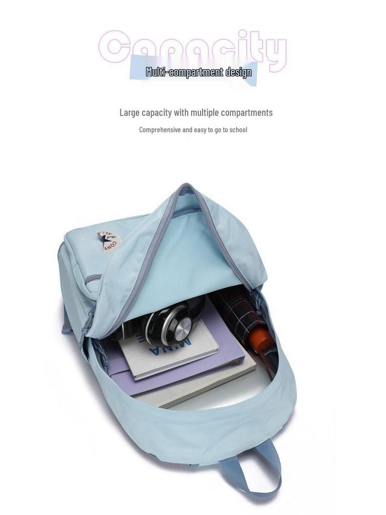 High-Quality Trendy Converse Backpack - Large Capacity Laptop Schoolbag for Sports, Travel, and Students