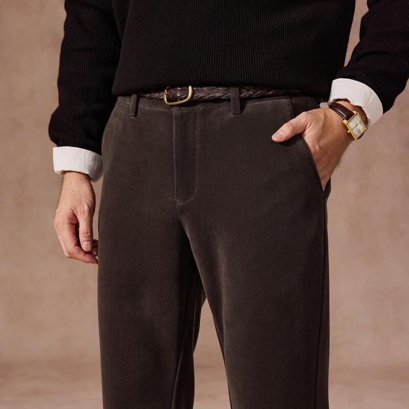 

FIRS Men s Retro Corduroy Straight Leg Casual Pants 38