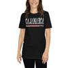 CAJAMARCA PERU Rot-Weiß gestreift PERUANISCH GRAFISCH Kurzarm Unisex T-Shirt