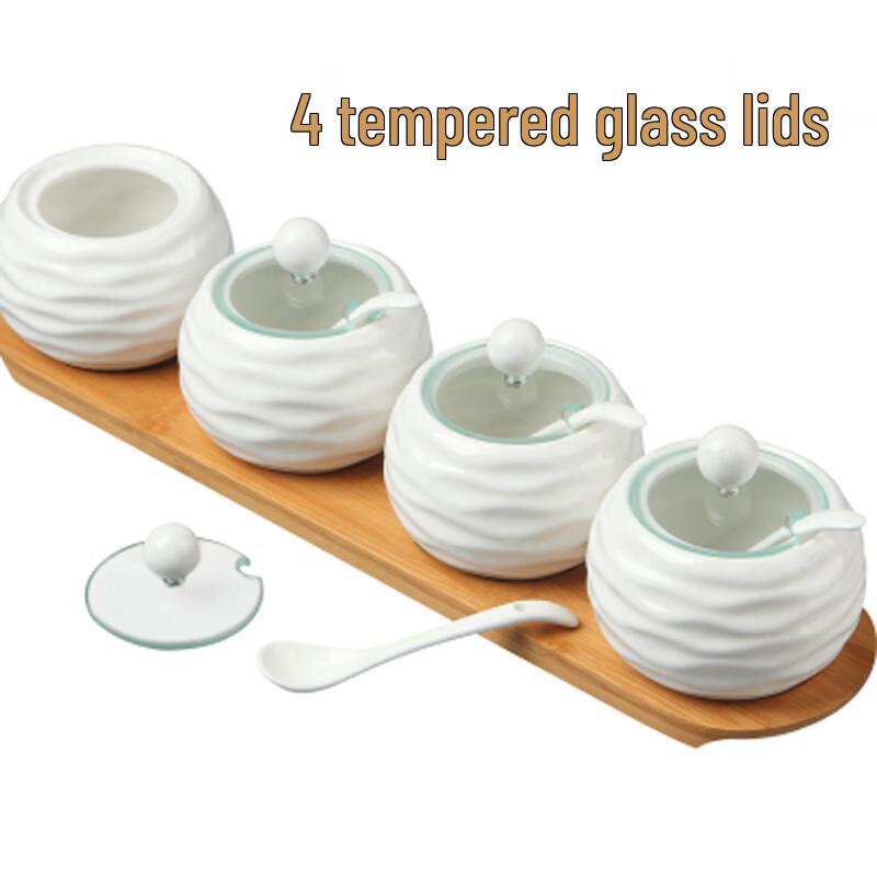 Qianxing Ceramic Seasoning Jar Set