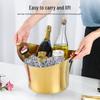 Green Umbrella Stainless Steel Champagne Ice Bucket