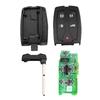 5 Button Car Remote Key Fob 433MHZ Black For Land Rover Freelander 2 2007 - 2015