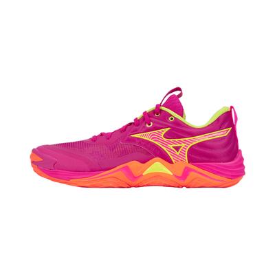 WAVE MOMENTUM ELITE Unisex Low Top Neon Volleyball Shoes Lightweight Comfort Cushioned Slip Resistant Wear-resistant V1GA251242